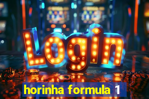 horinha formula 1